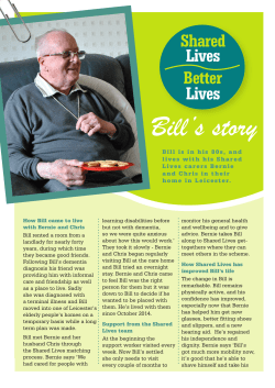 Shared lives dementia care