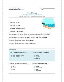 The Ocean - English for Everyone