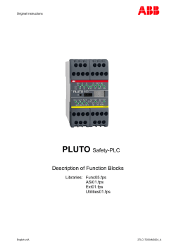 ABB - Jokab Pluto PLC User Guide