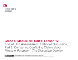 Grade 8: Module 3B: Unit 1