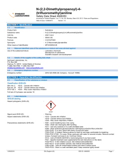 N-(2,2-Dimethylpropanoyl)-4- (trifluoromethyl)aniline