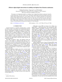 Effective dipole-dipole interactions in multilayered dipolar Bose