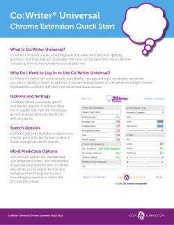 Co:Writer&reg; Universal