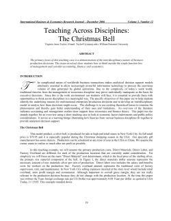 The primary focus of this teaching case is a