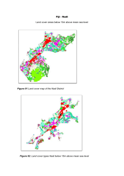 Fiji - Nadi Land cover areas below 15m above mean sea level