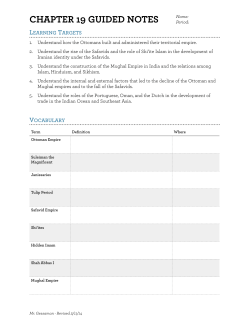 Chapter 19 Guided Notes - Mr. Gessaman`s AP World History Wiki