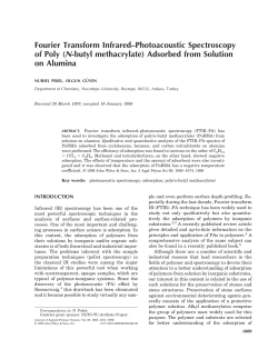 Adsorbed from Solution on Alumina