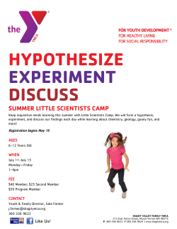 hypothesize experiment discuss