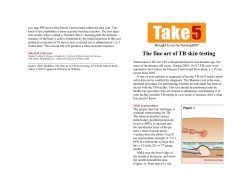 Take5 TB testing - NursingCenter.com