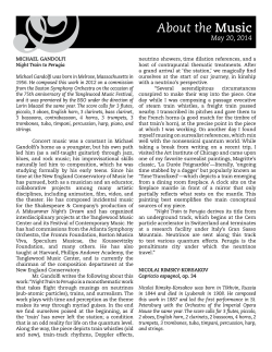 About the Music - Portland Symphony Orchestra