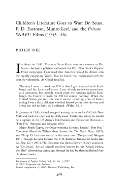 Children`s Literature Goes to War: Dr. Seuss, P. D. Eastman, Munro