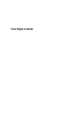 From Rights to Needs