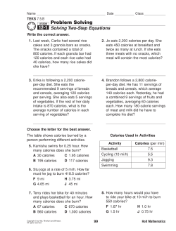 Problem Solving 12-1