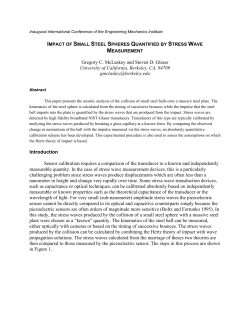 Impact of Small Steel Spheres Quantified by