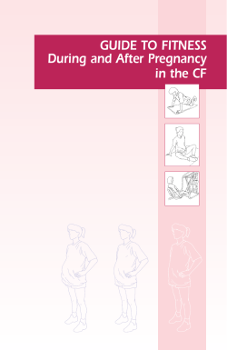 GUIDE TO FITNESS During and After Pregnancy