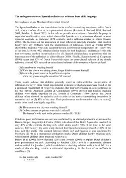 The ambiguous status of Spanish se