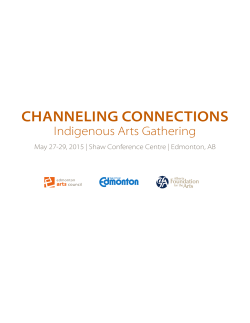 channeling connections - Edmonton Arts Council