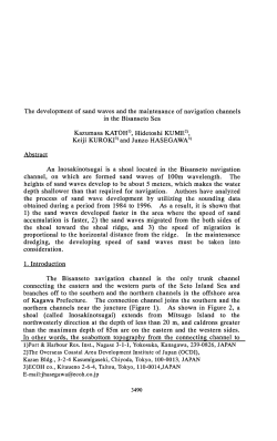 The development of sand waves and the maintenance of navigation