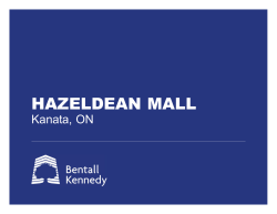 Hazeldean Mall - Bentall Kennedy