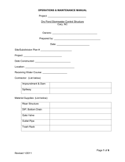 Operations and Maintenance Manual