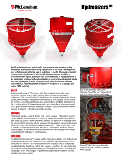 Hydrosizer&trade; Flyer