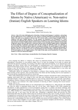 (American) vs. Non-native