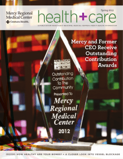 Mercy and Former CEO Receive Outstanding Contribution Awards