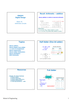 Lecture Notes on ``Arithmetic Circuits`` (PDF Slides, 6 Slides per Page)