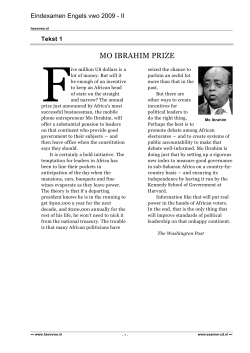 mo ibrahim prize