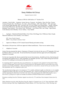 Minutes 31OCT16 SWAG AGM -Final