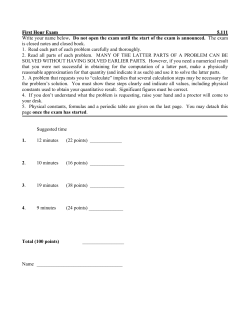 exam question 1 - MIT OpenCourseWare