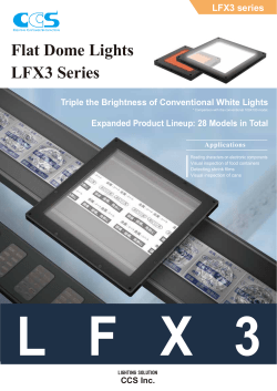 Flat Dome Lights LFX3 Series