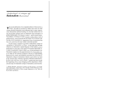Oakeshott`s Critique of Rationalism Revisited The