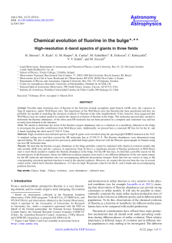 Chemical evolution of fluorine in the bulge⋆⋆⋆