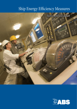 Ship Energy Efficiency Measures Advisory