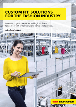 custom fit: solutions for the fashion industry