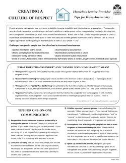 Creating a Culture of Respect