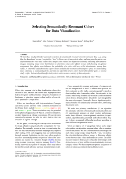 Selecting Semantically-Resonant Colors for Data Visualization