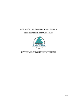 Investment Policy Statement
