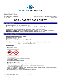 sds &ndash; safety data sheet