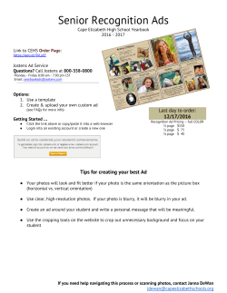 Senior Recognition Ads - Cape Elizabeth High School