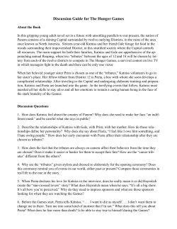 Discussion Guide for The Hunger Games