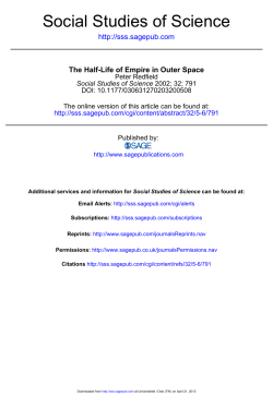 Social Studies of Science