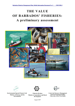 THE VALUE OF BARBADOS` FISHERIES: A