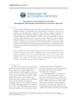 CHANGING A CIVIL SERVICE CULTURE: REFORMING