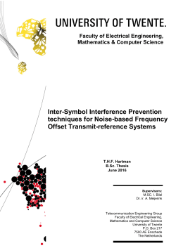 Inter-Symbol Interference Prevention techniques for Noise