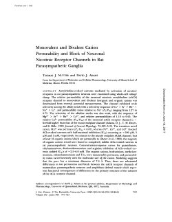 Monovalent and Divalent Cation Permeability and Block of Neuronal