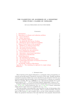 The Classifying Lie Algebroid of a Geometric Structure I