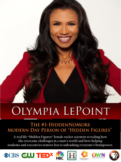 Press Kit - Olympia LePoint