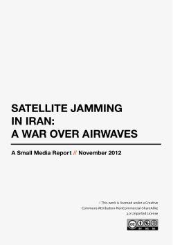 satellite jamming in iran: a war over airwaves